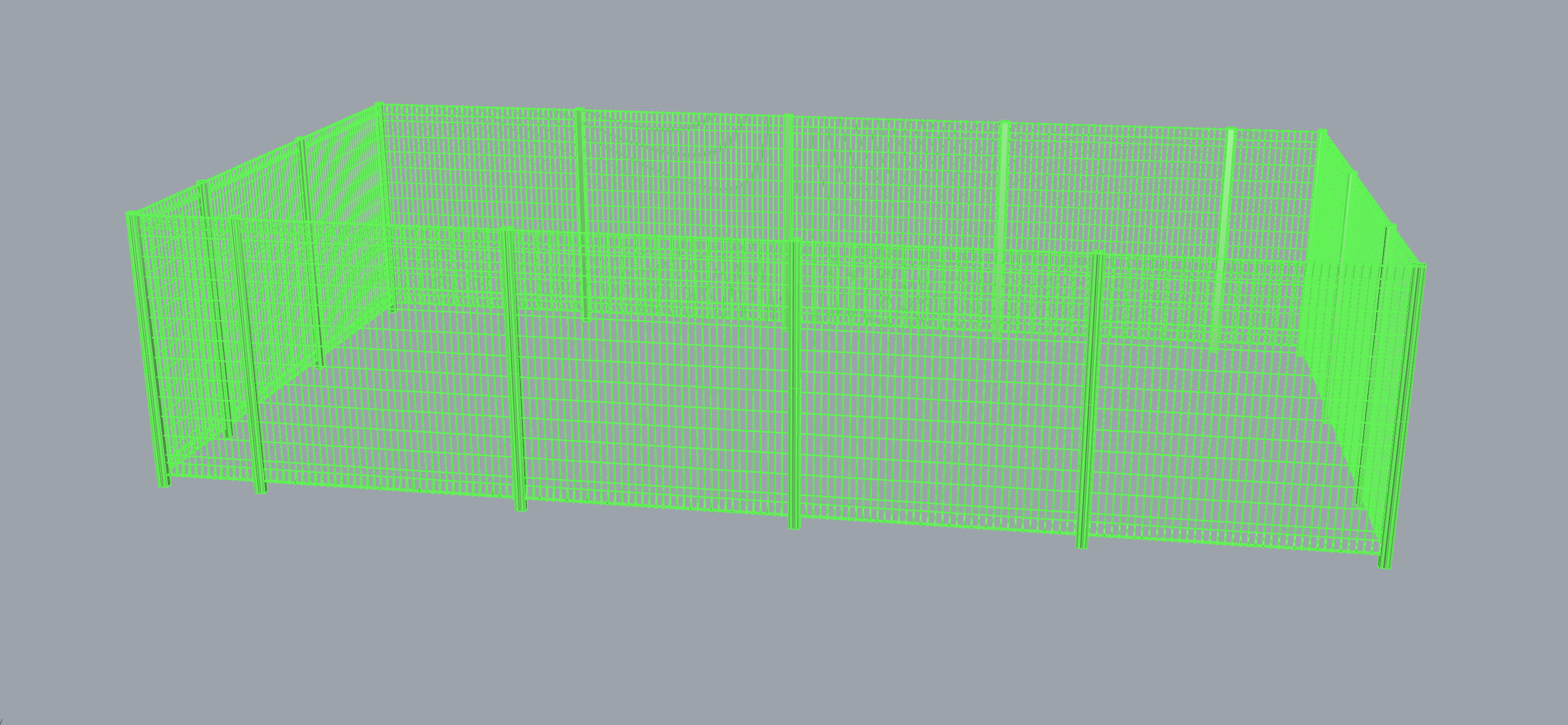 fence 3D print model_6