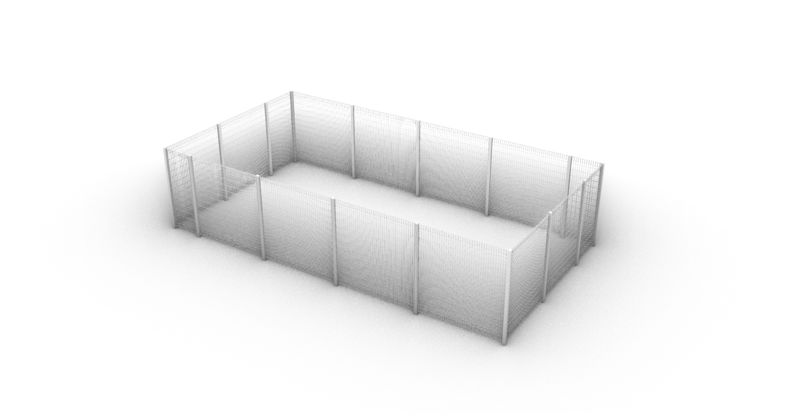 fence 3D print model_1