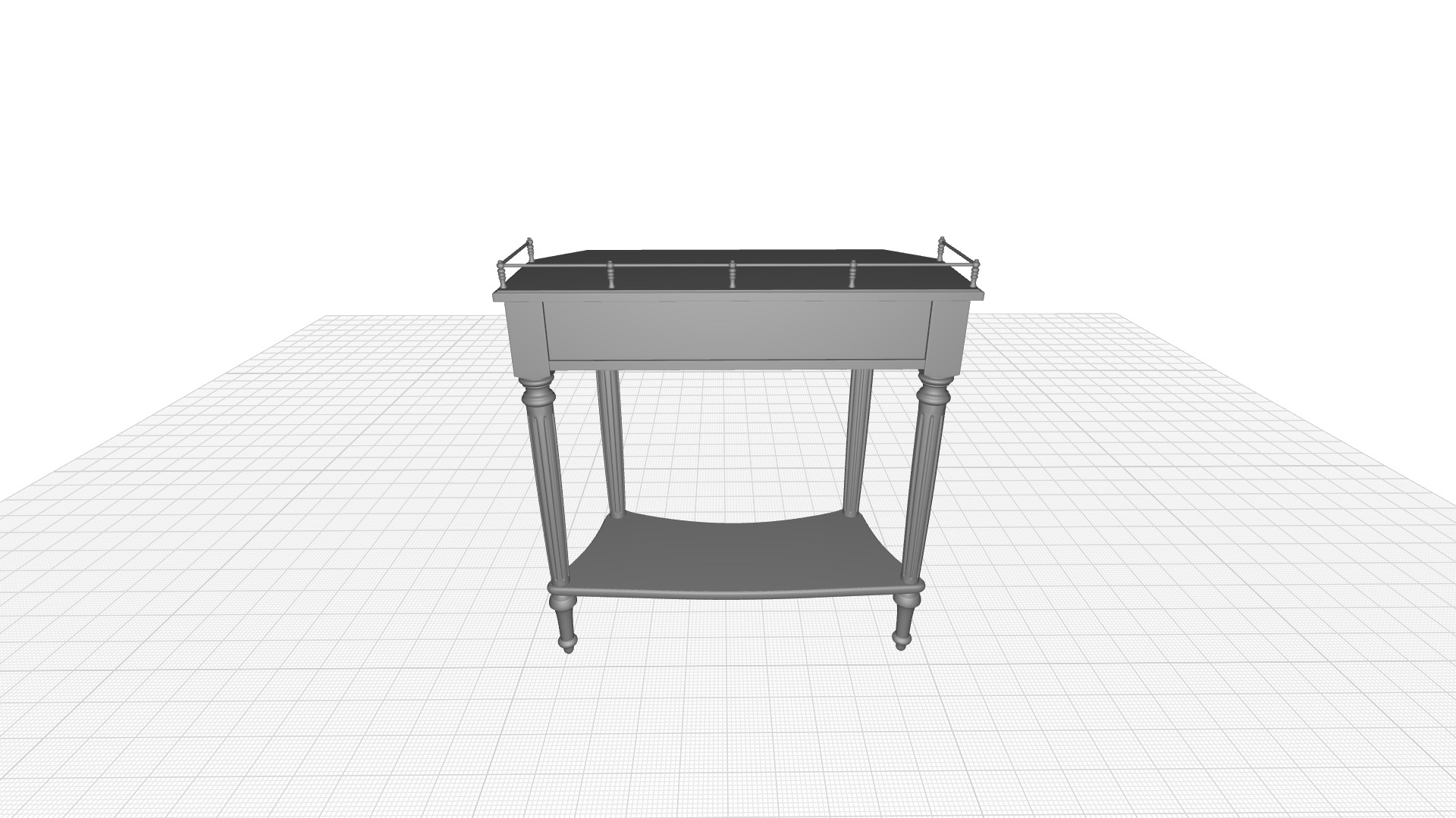 Airanna Console Table 3D model_8