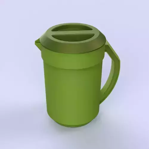 Jug with Removable Lid 3D print model