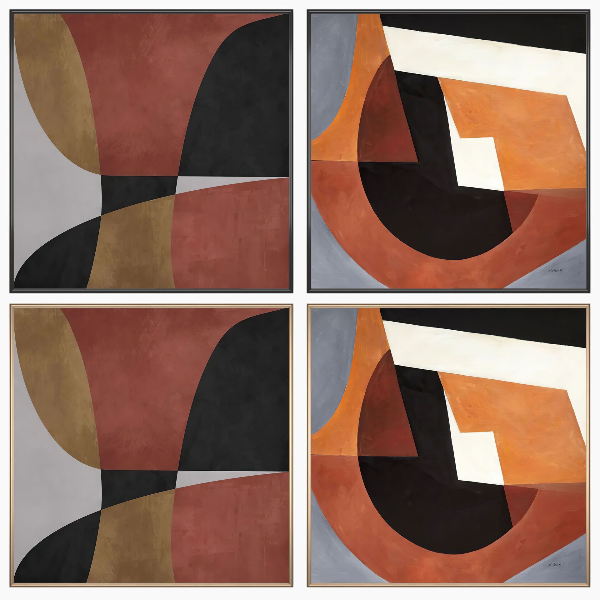 Wall Art Set 4363 3D model_1