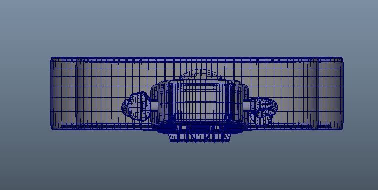 Wood Guitar  Low-poly 3D model_5