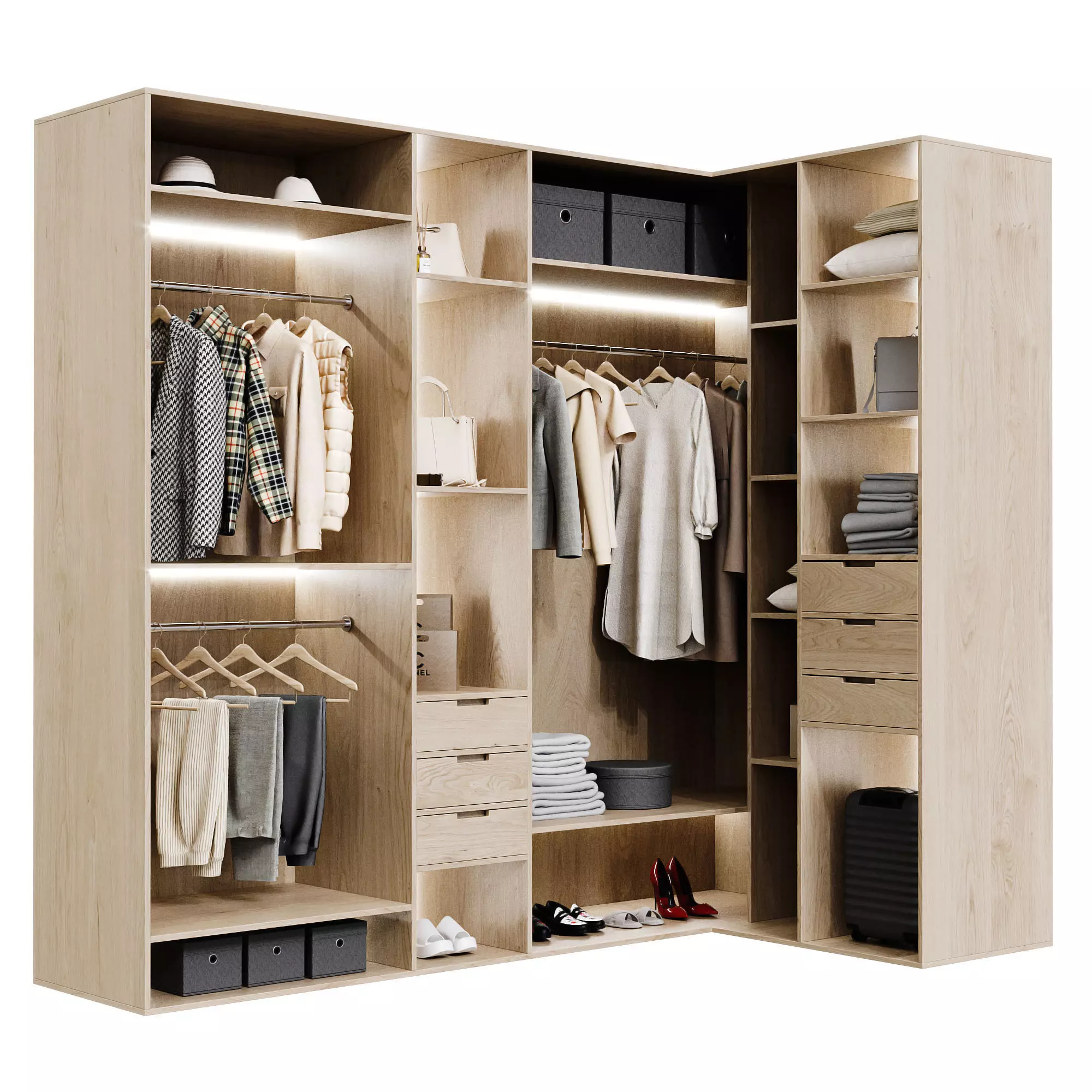 wardrobe 3D model_0
