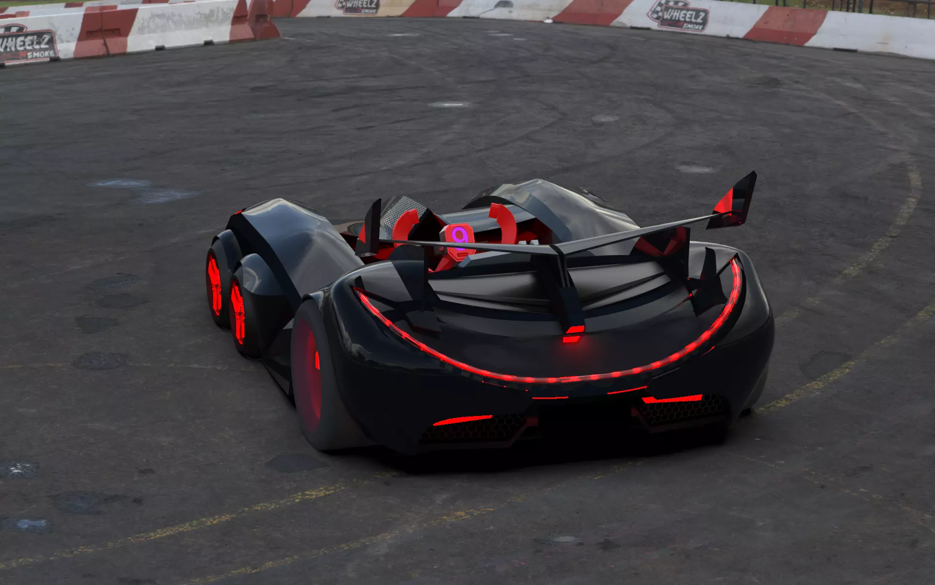 racing car  3D print model_0