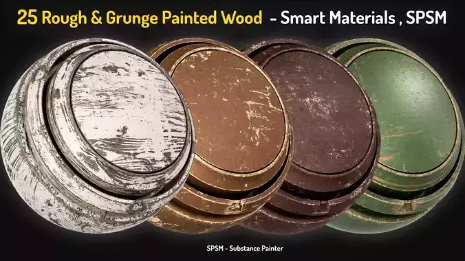 25 Painted Wood Rough And Grunge Smart Materials