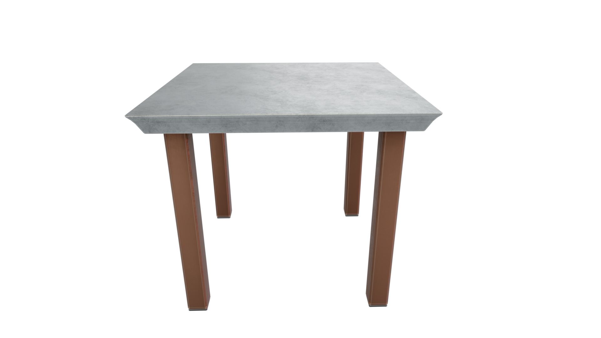 Outdoor Table Low-poly 3D model_4