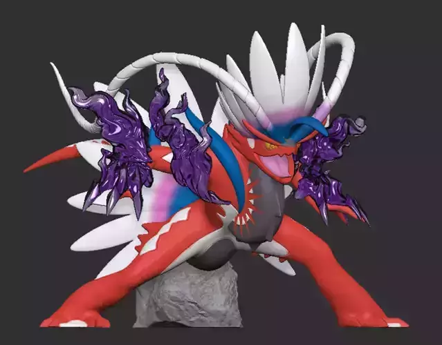 Koraidon - Legendary 3D Printable Model with Magnet Slots