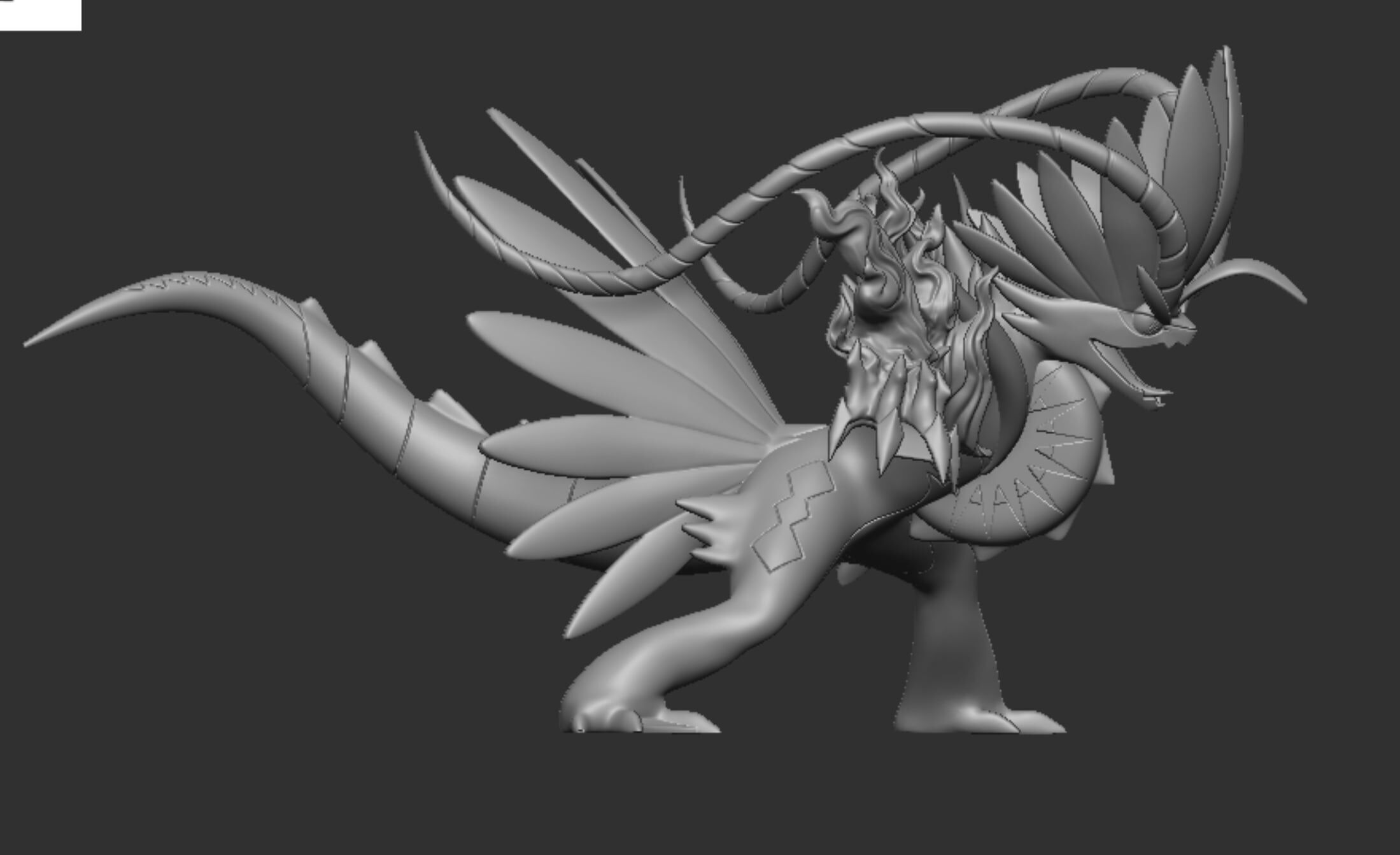 Koraidon - Legendary 3D Printable Model with Magnet Slots 3D print model_5
