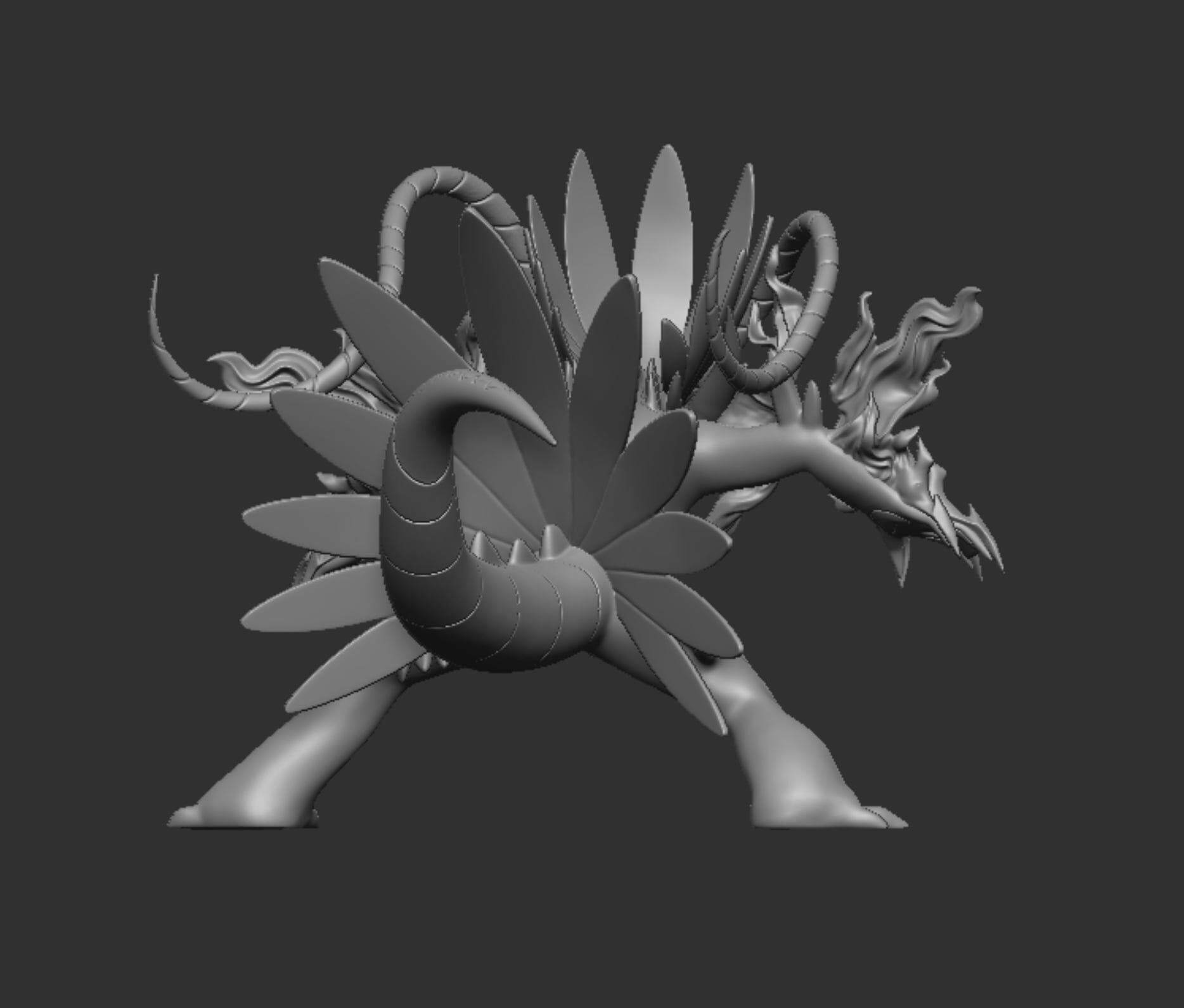 Koraidon - Legendary 3D Printable Model with Magnet Slots 3D print model_3