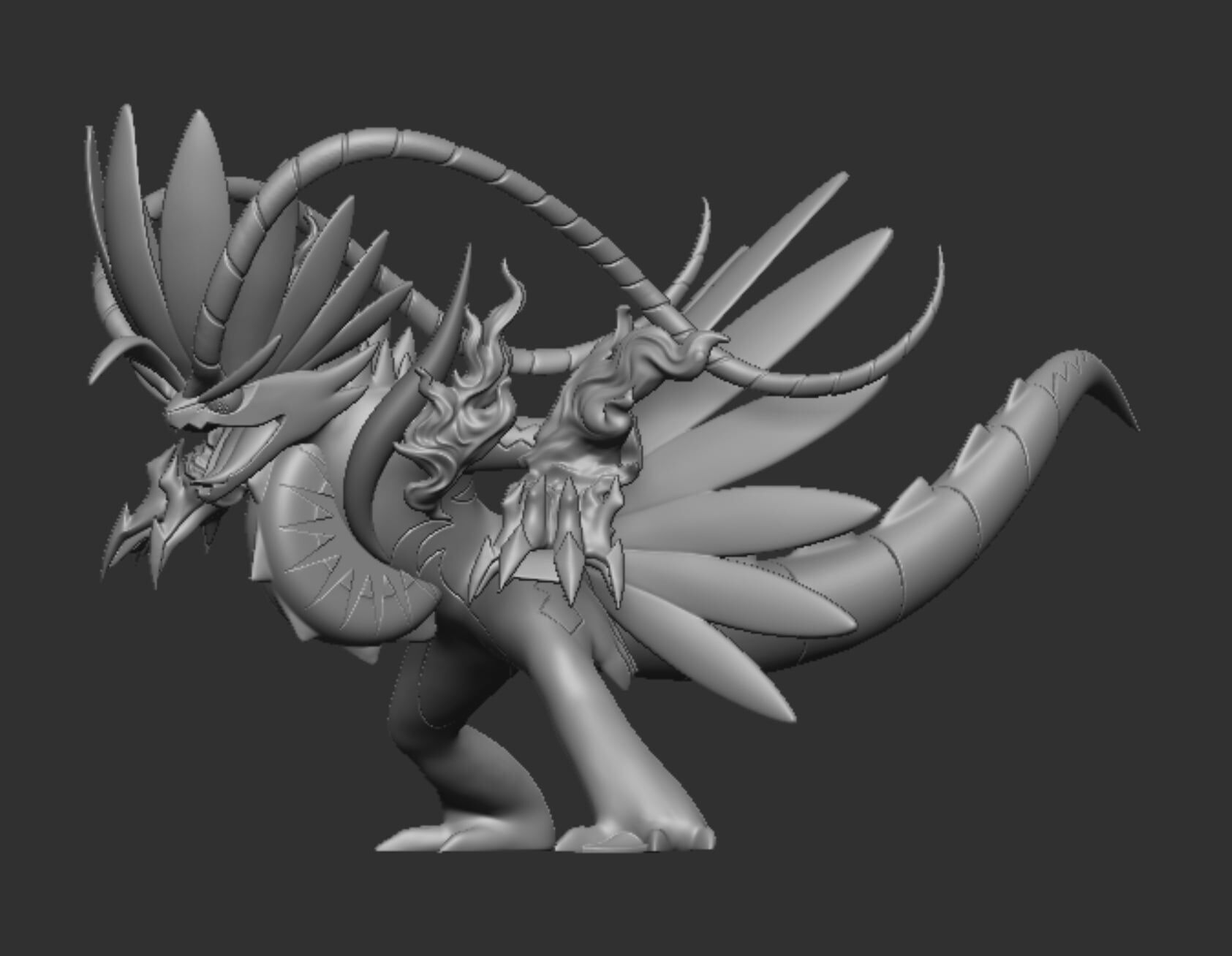 Koraidon - Legendary 3D Printable Model with Magnet Slots 3D print model_9