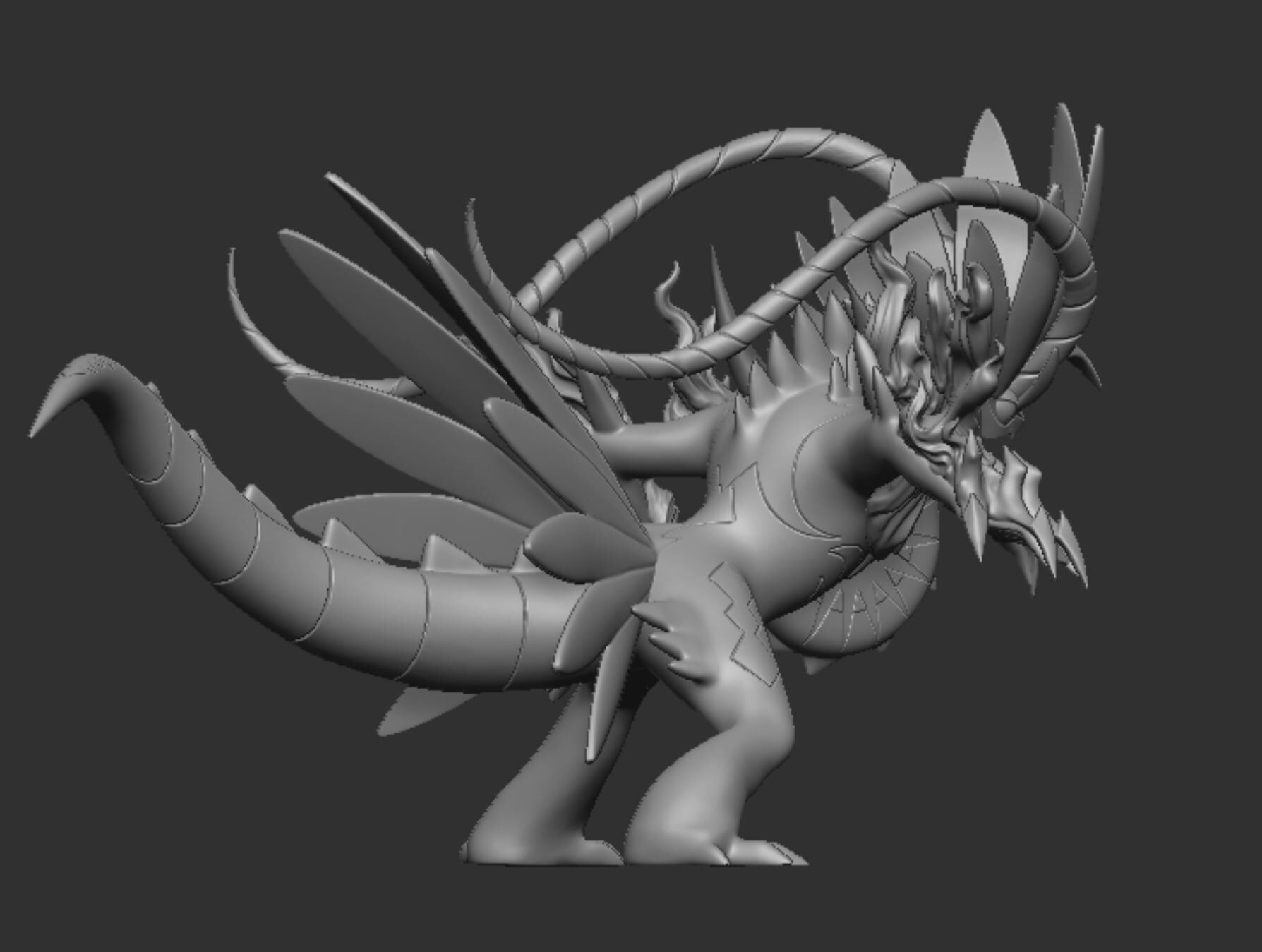 Koraidon - Legendary 3D Printable Model with Magnet Slots 3D print model_7