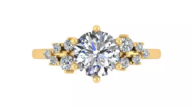  Classic Round-Cut Solitaire Engagement Ring