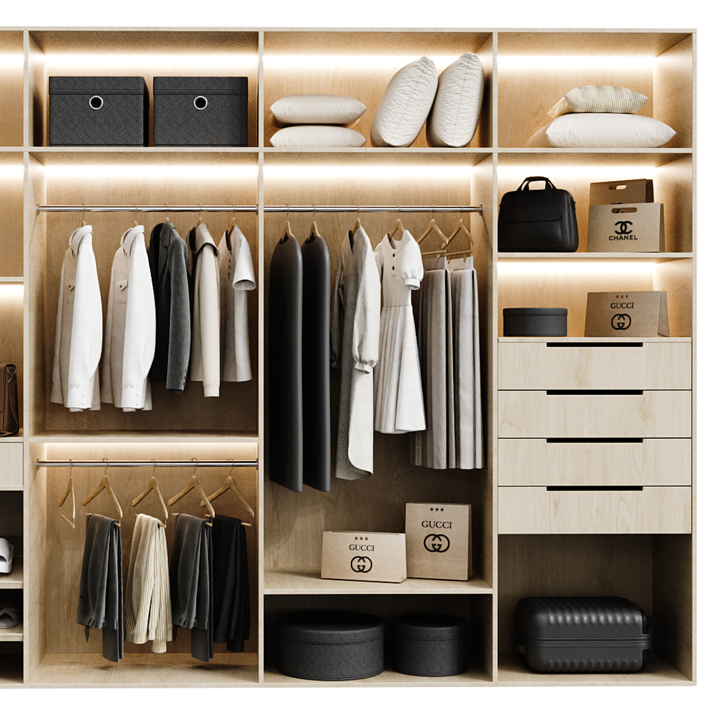 wardrobe 003 3D model_1