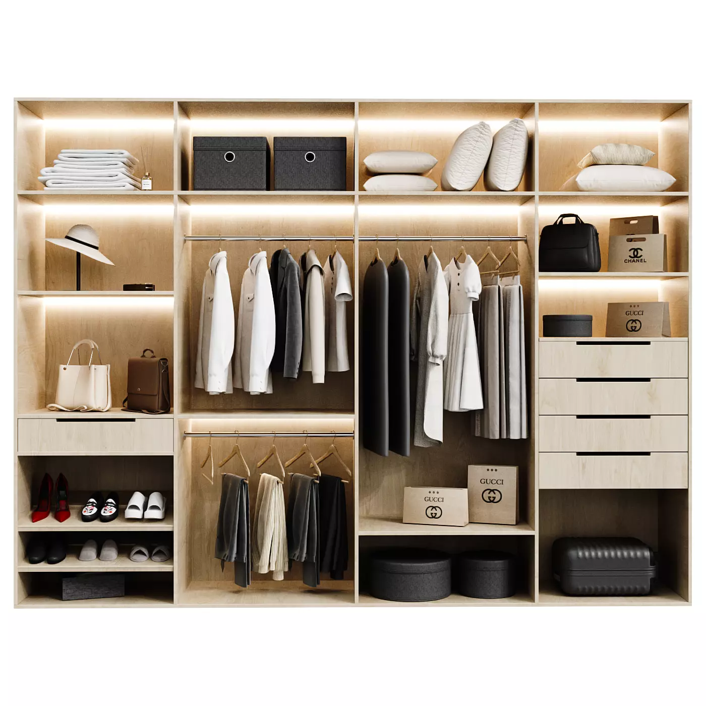 wardrobe 003 3D model_0