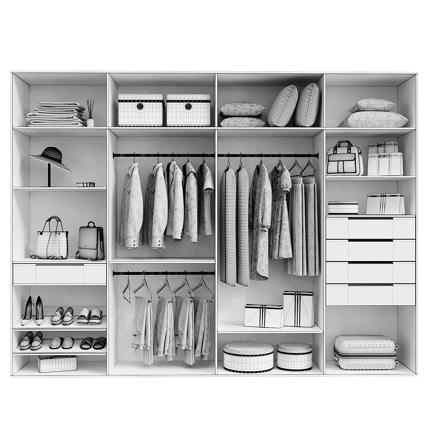 wardrobe 003 3D model_2