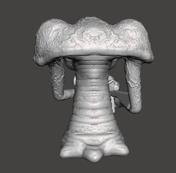 WAR OF THE WORLDS 1953 MARTIAN W BLASTER MODEL FIGURE SCIFI RPG 3D print model_5