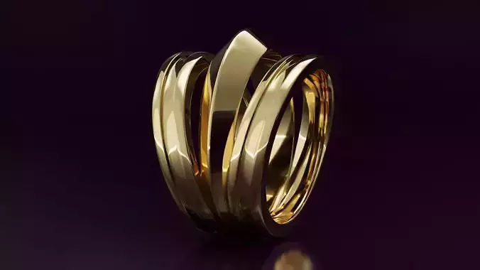 free form ring N44 