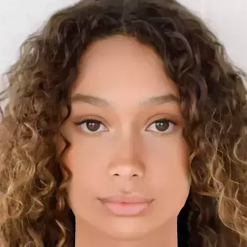 Savannah La Rain Head - No Hair - Low poly head for game