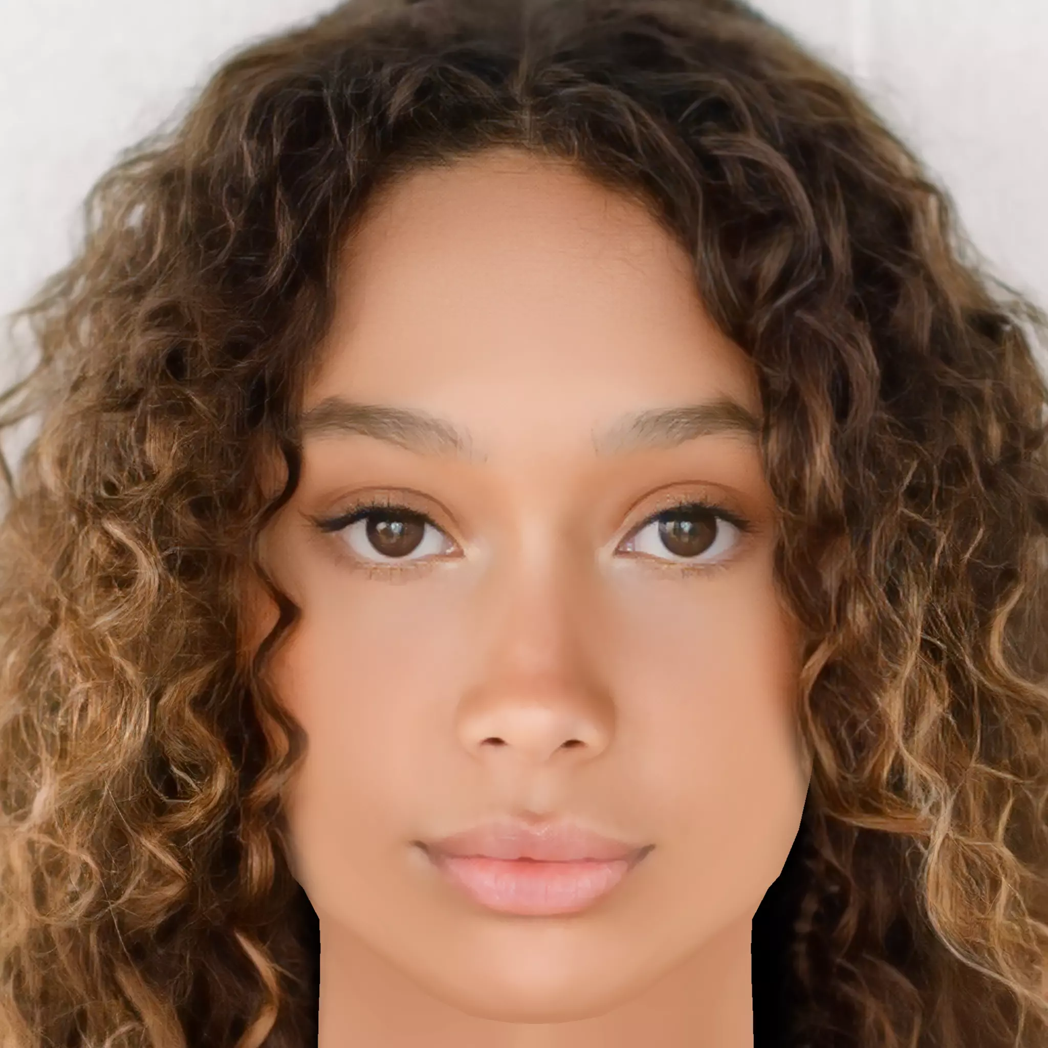 Savannah La Rain Head - No Hair - Low poly head for game Low-poly 3D model