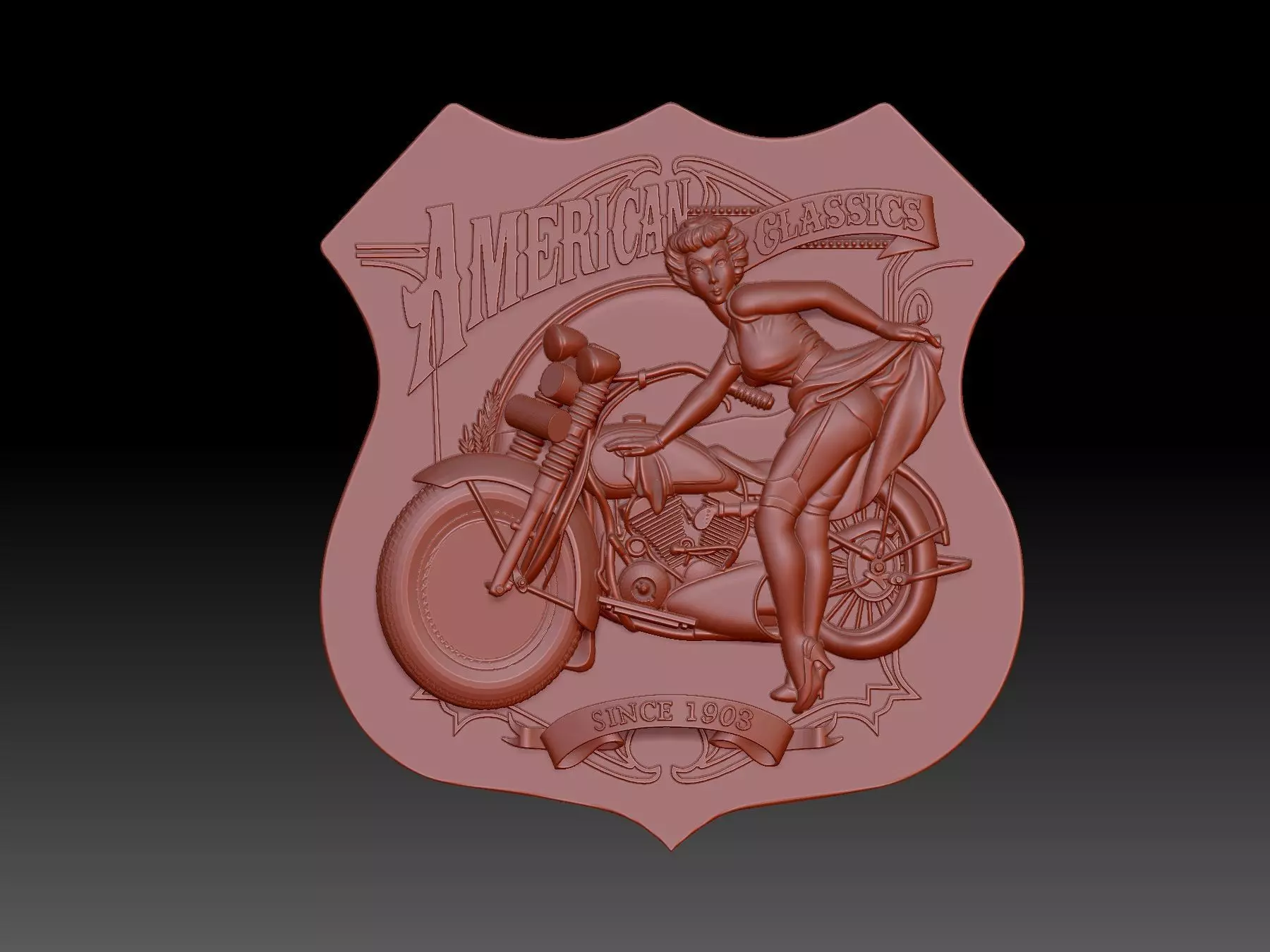 American classics 3D print model