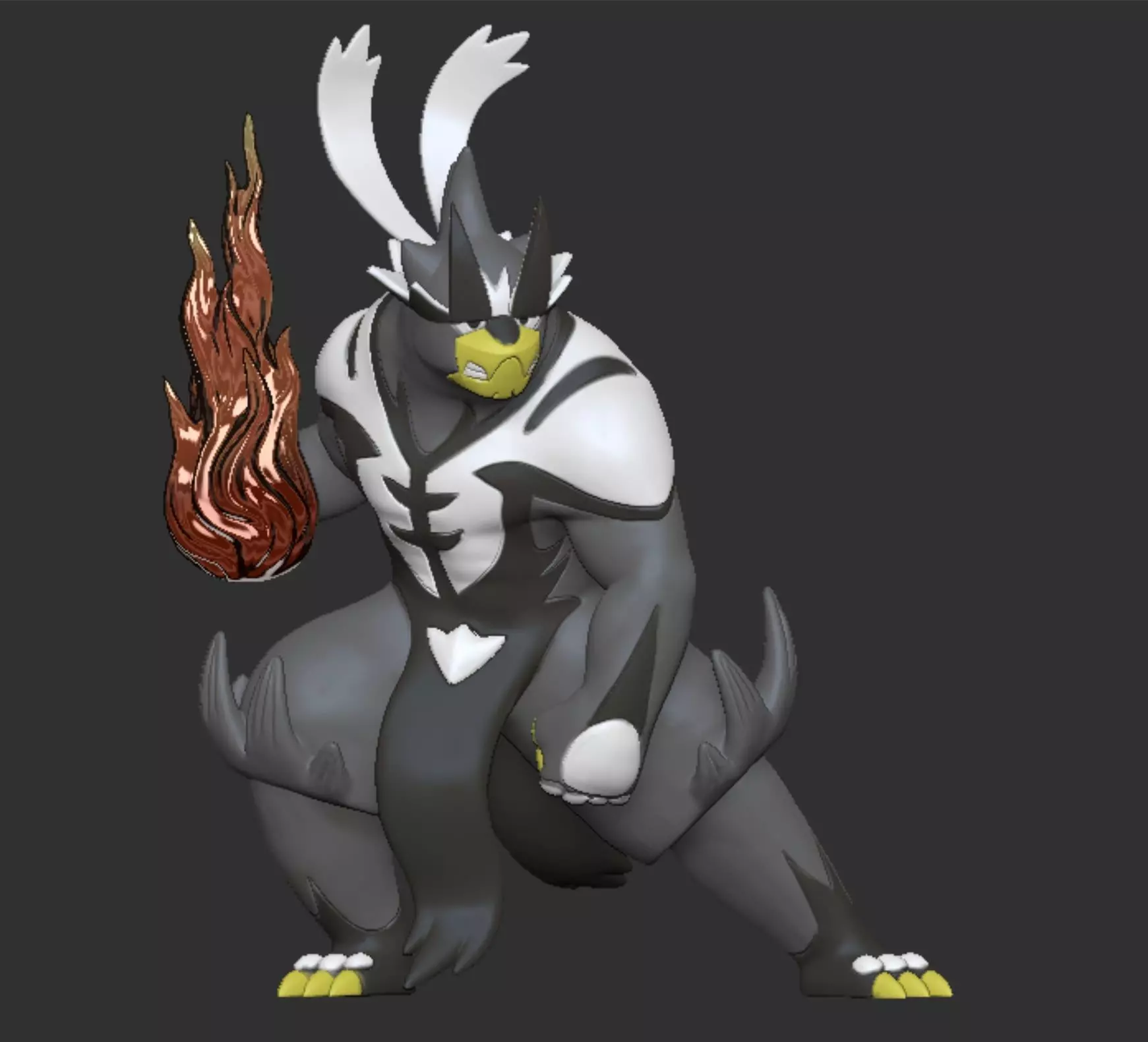 Urshifu Single Strike - Fierce 3D Printable Model 3D print model_0