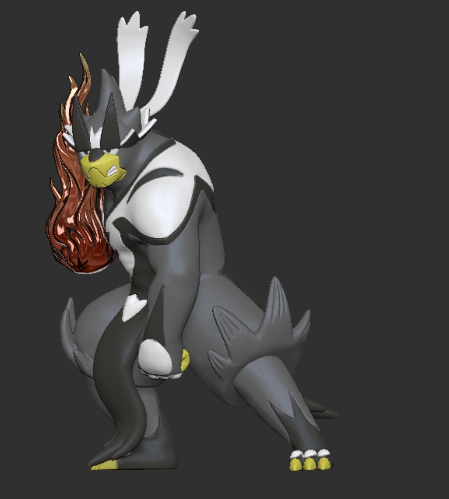 Urshifu Single Strike - Fierce 3D Printable Model 3D print model_3