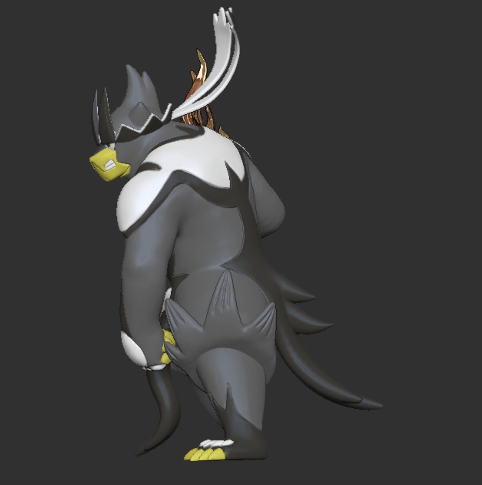 Urshifu Single Strike - Fierce 3D Printable Model 3D print model_1