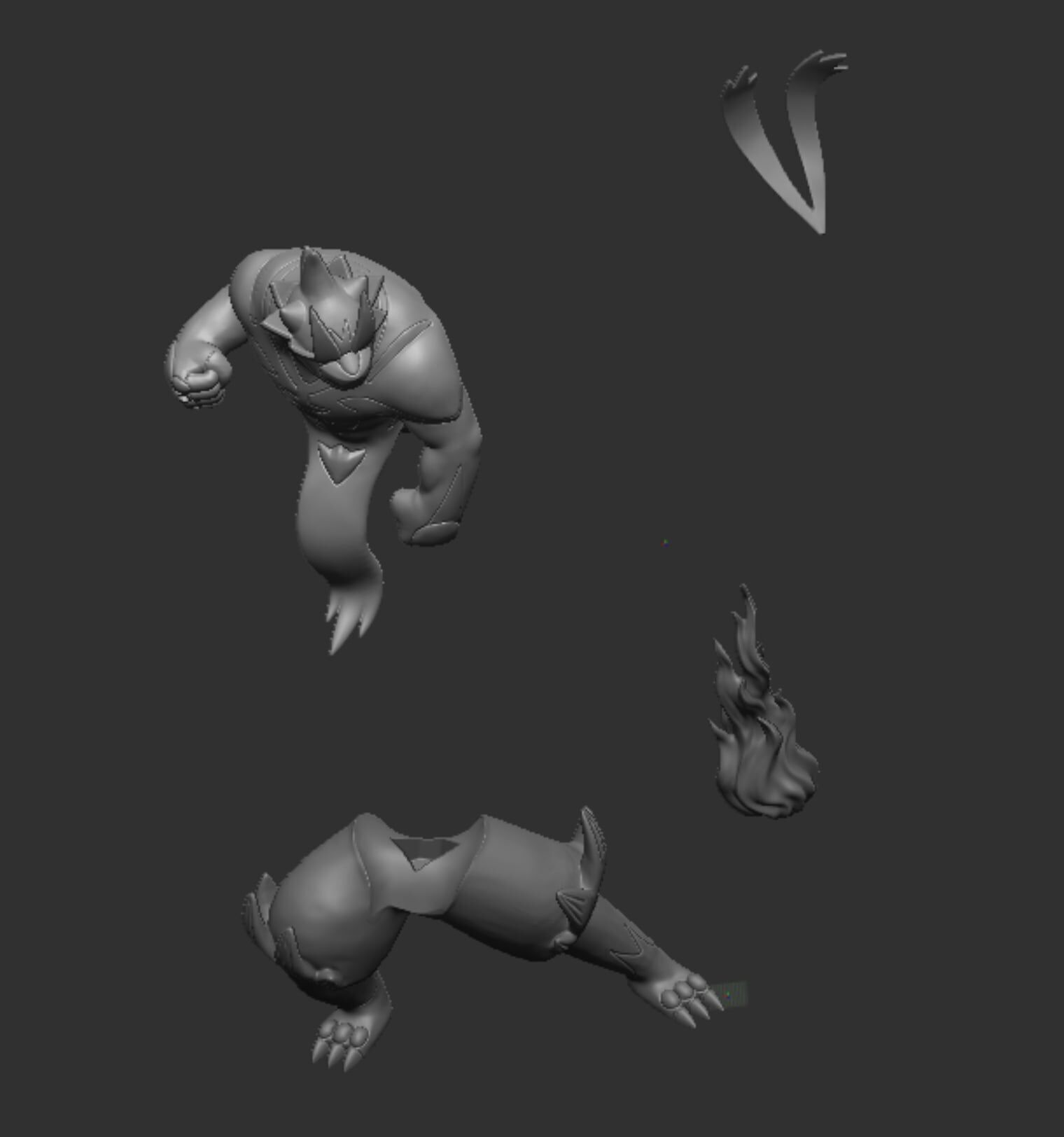 Urshifu Single Strike - Fierce 3D Printable Model 3D print model_6