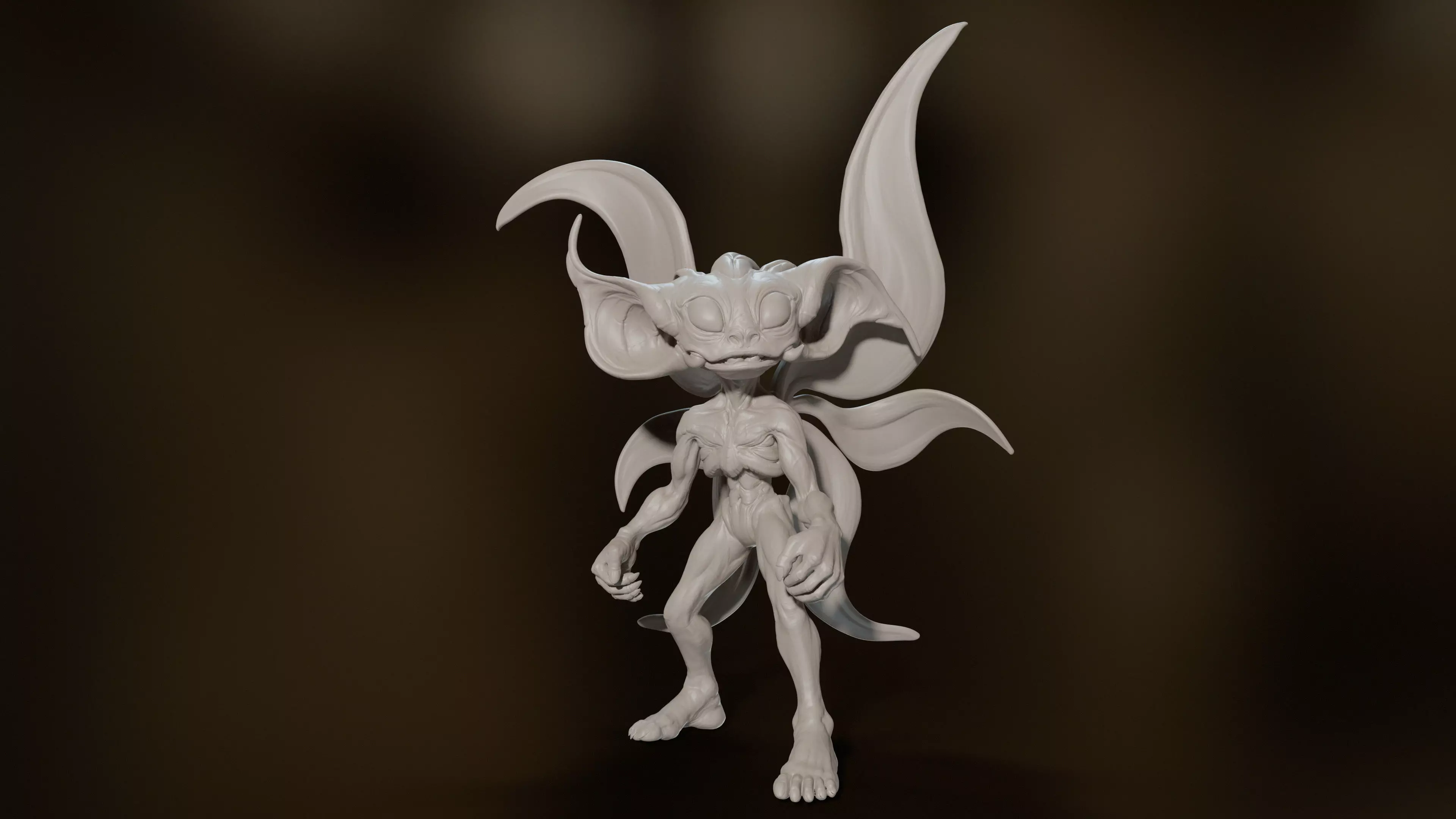 Pixie 3d print 7 poses 3D print model