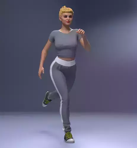 morning running 3D print model