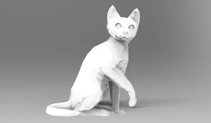 Flow 2024 Gato - Cat 3D print model
