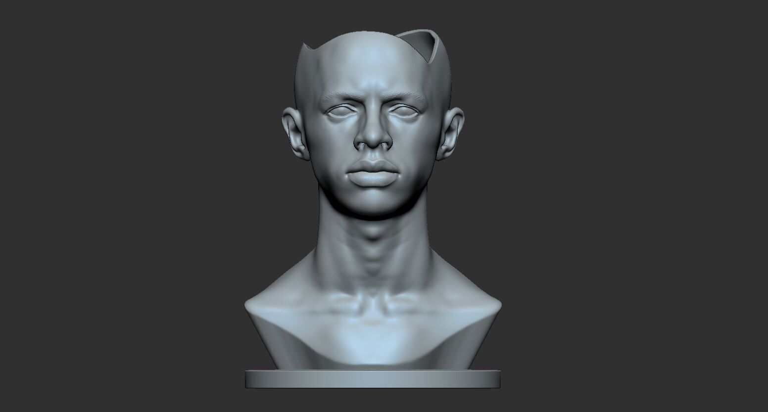 Head vase 3D print model_1