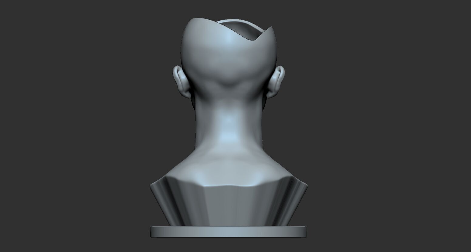 Head vase 3D print model_2