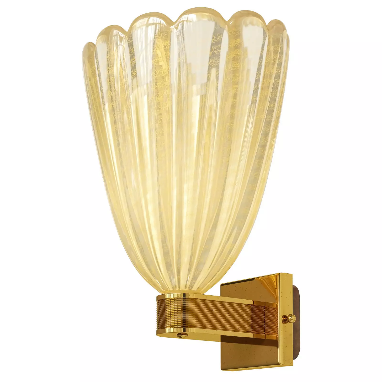 1stDibs Italian Murano Glass Wall Sconce 3D model_0