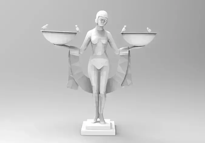 FEMALE SCULTURE 3D print model