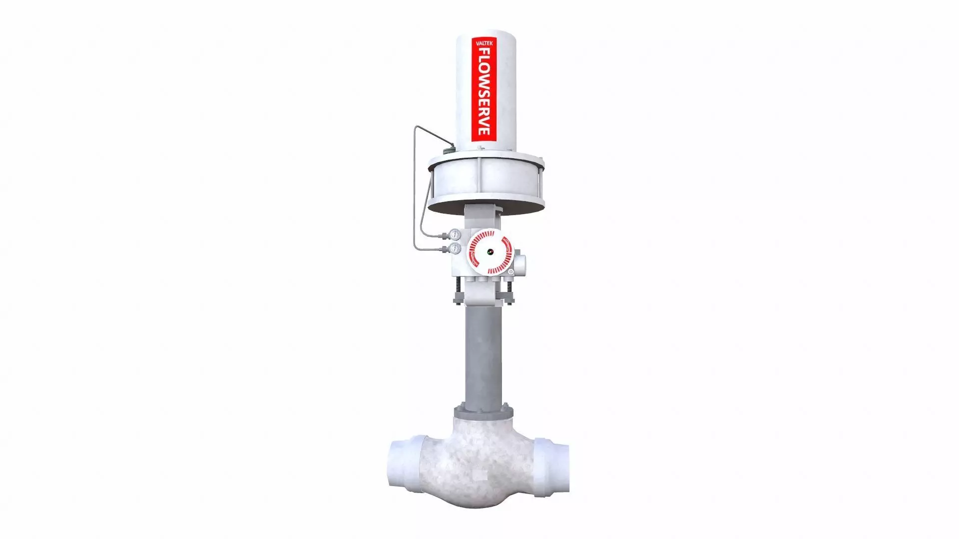 Control Valve Low-poly 3D model_0