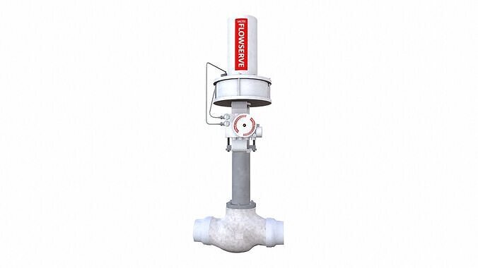 Control Valve Low-poly 3D model