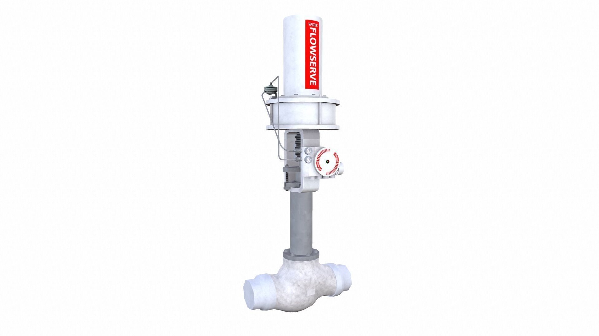 Control Valve Low-poly 3D model_2