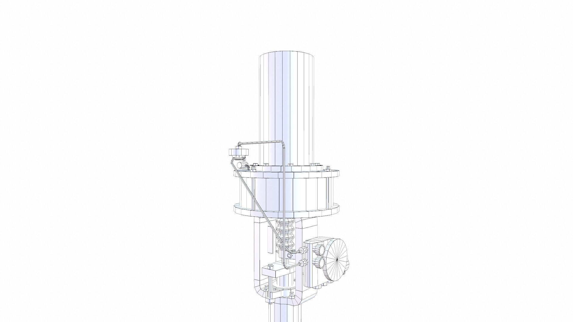 Control Valve Low-poly 3D model_10