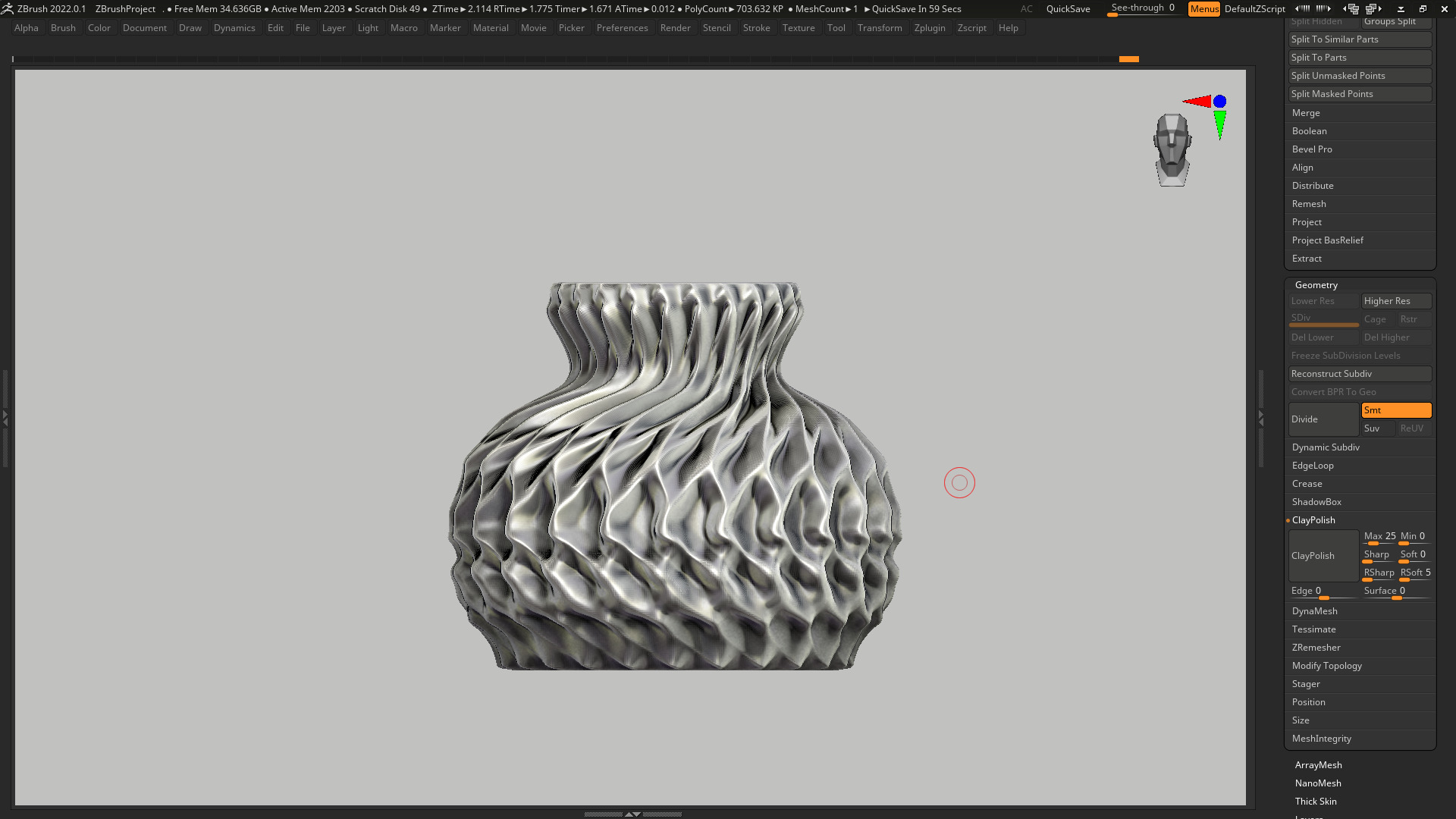 vase 3d print 273 3D print model_8