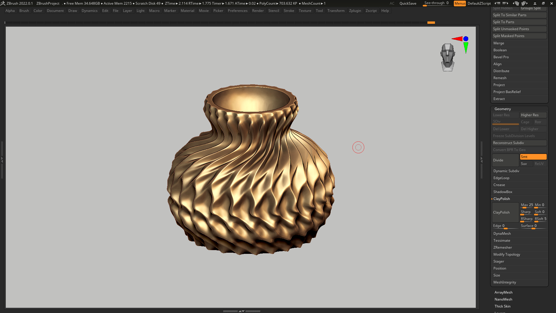 vase 3d print 273 3D print model_9