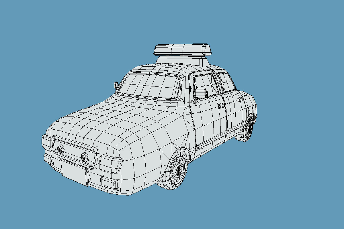 Cute Police Box -KOBAN- Set Low-poly 3D model_23