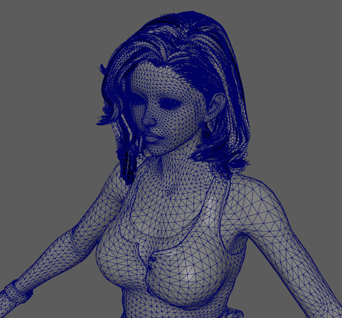 Next-Generation Female Model High-Quality Mesh Advanced Textures 3D model_4