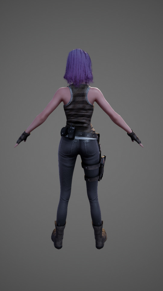 Next-Generation Female Model High-Quality Mesh Advanced Textures 3D model_2