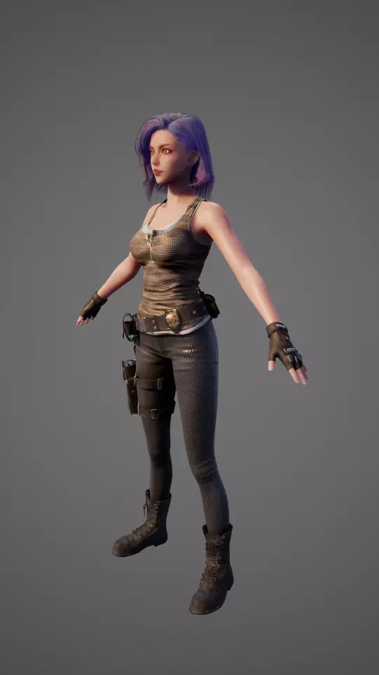 Next-Generation Female Model High-Quality Mesh Advanced Textures 3D model_0