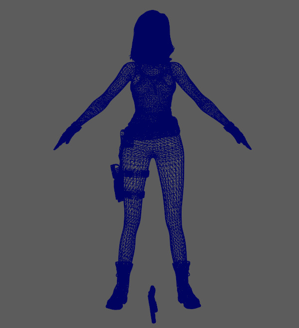 Next-Generation Female Model High-Quality Mesh Advanced Textures 3D model_5