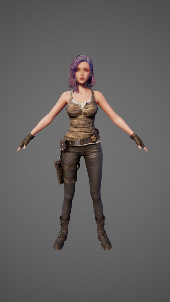 Next-Generation Female Model High-Quality Mesh Advanced Textures 3D model_1
