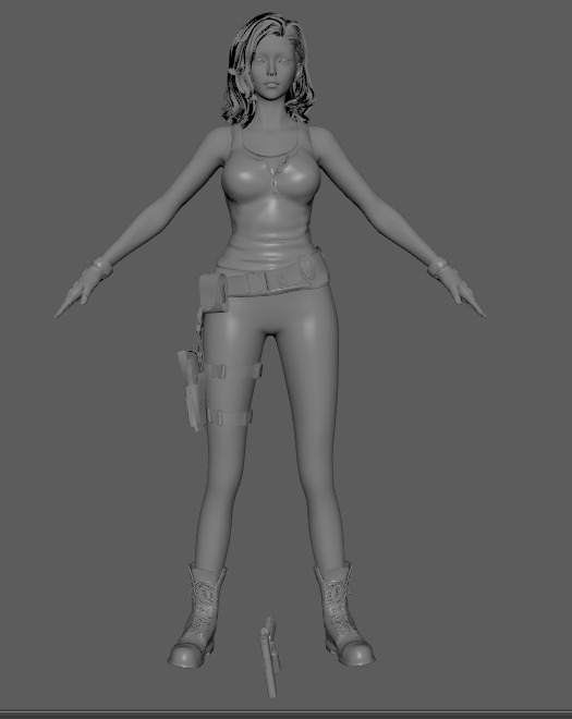Next-Generation Female Model High-Quality Mesh Advanced Textures 3D model_6