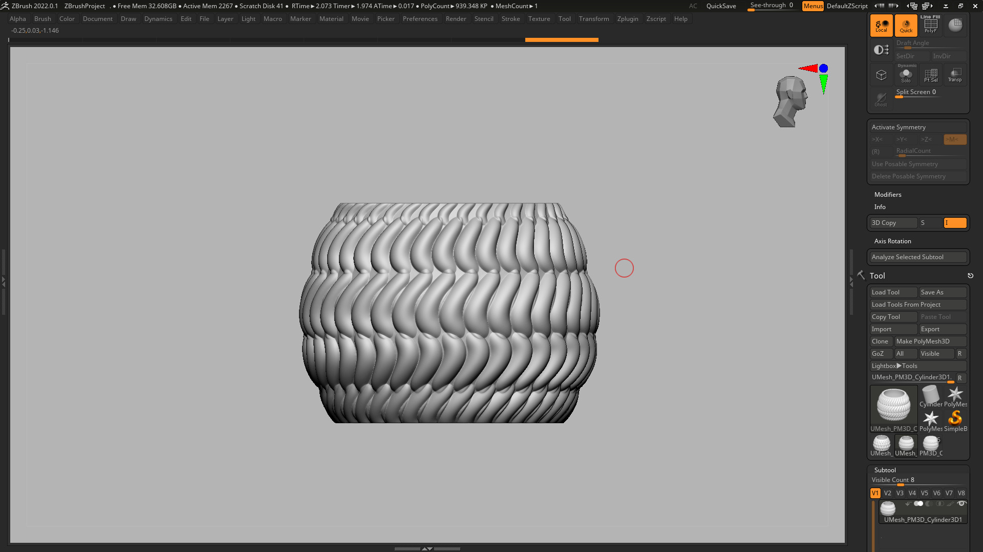 vase 3d print 261 3D print model_4