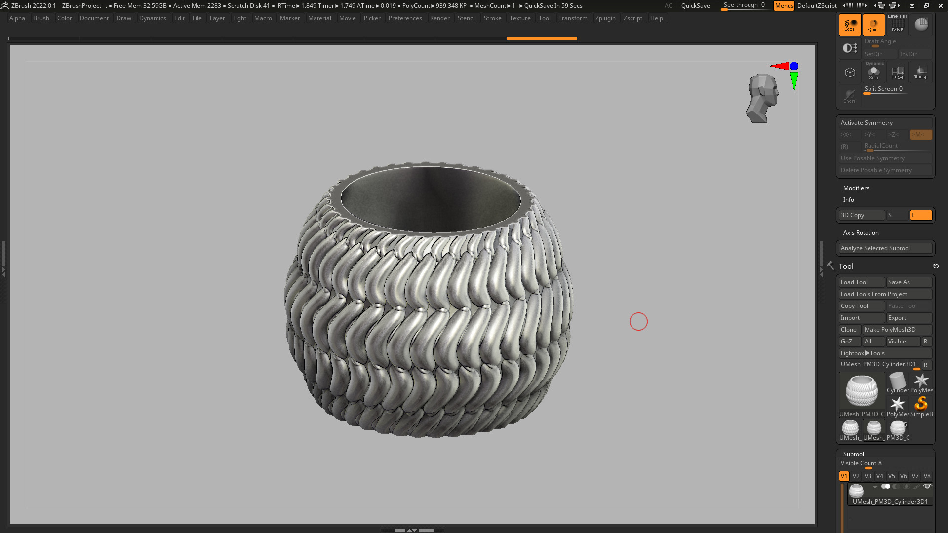vase 3d print 261 3D print model_6